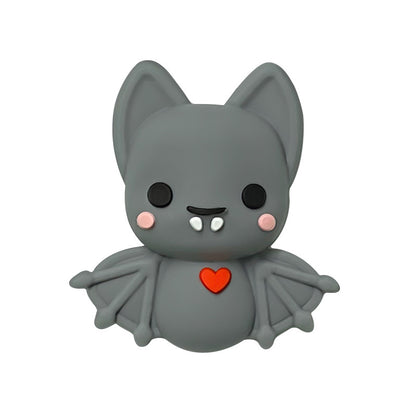 20Pcs Silicone 3D Focal Beads Bat with Heart Detail 6