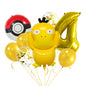 Pocket Monster Duck Foil Balloon Set Party Decoration 20x15cm 7