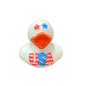 US Independence Day Vinyl Pinch Squeaks Rubber Duck Party Favor 100pcs 6