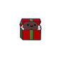20pcs Silicone Focal Beads Christmas Gift Box Cartoon Design 9