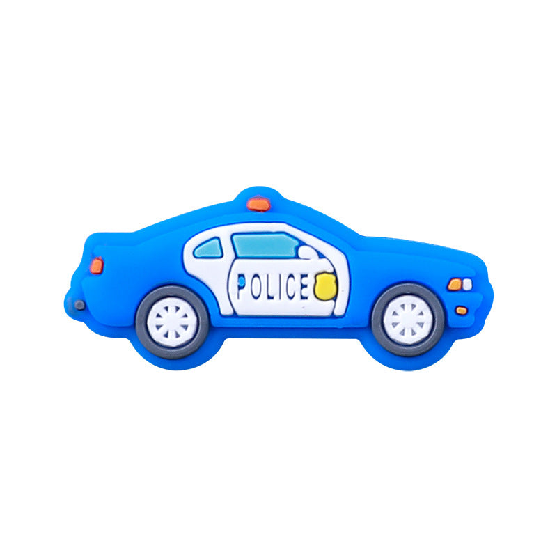 20pcs Silicone Focal Beads Mail Car with Police Fire Ambulance School Bus 5