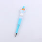 Flower Vase Room Silicone Beaded Pens Colorful Handmade Office Pen 7