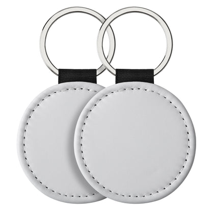Sublimation Blank Leather Keychain Rectangular and Heart Shape 21
