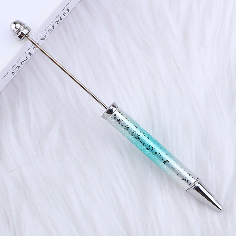 UV Plating Starry Sky Sequins Gradient Beadable Ballpoint Pens DIY Craft Supplies 19