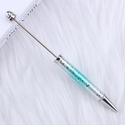 UV Plating Starry Sky Sequins Gradient Beadable Ballpoint Pens DIY Craft Supplies 19