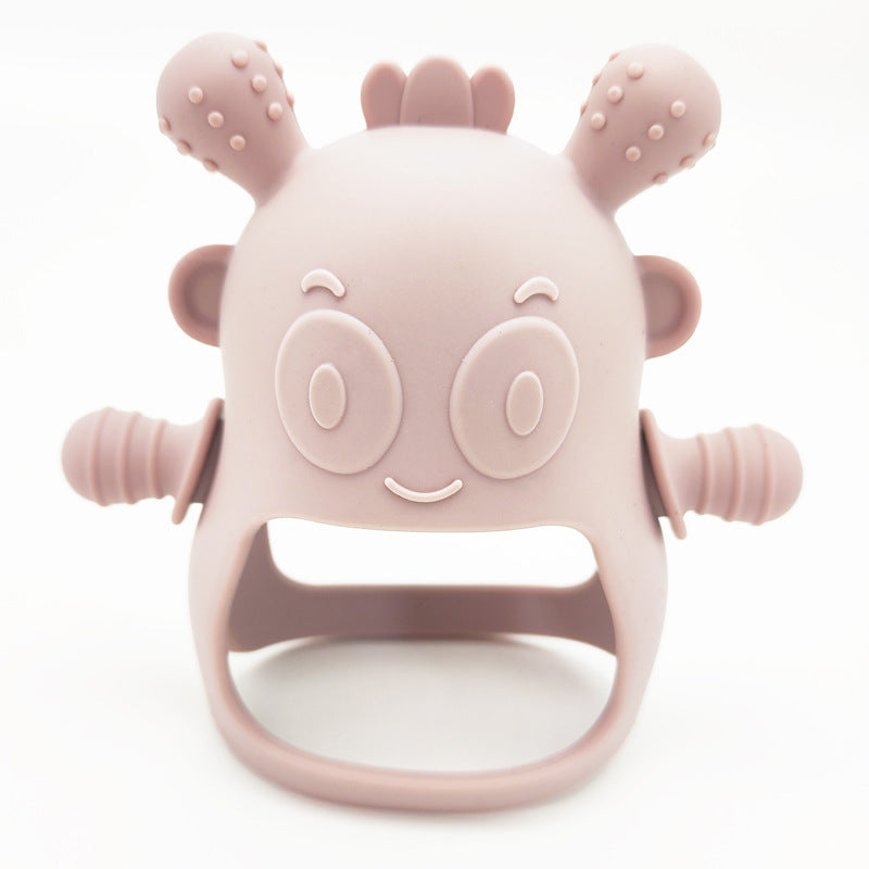Silicone Baby Teething Toy Monster Grip Shape 2 Pack 6