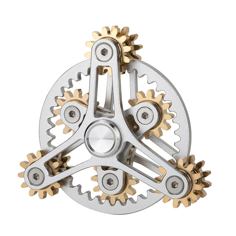 Metal Gear Fidget Spinner Linkage Rotation Hand Spinner Gyroscope 6