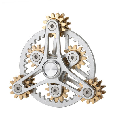 Metal Gear Fidget Spinner Linkage Rotation Hand Spinner Gyroscope 6