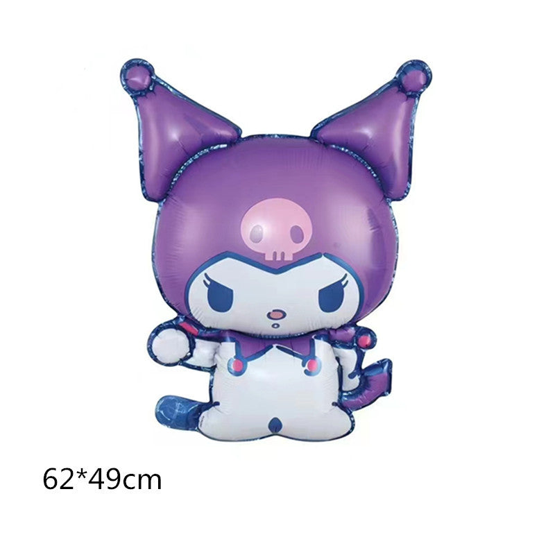 Sanrio Kuromi Melody Foil Balloons Birthday Party Decoration 5pcs 3