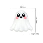 20Pcs Silicone 3D Focal Beads Halloween Pet Ghost Front Facing 3