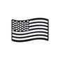 20Pcs Silicone Focal Beads Red Blue Flag Waving Design 9