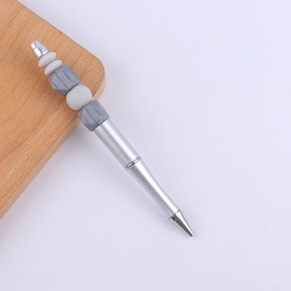 Colored Silicone Beaded Pens Handmade Office School Supplies Set 6
