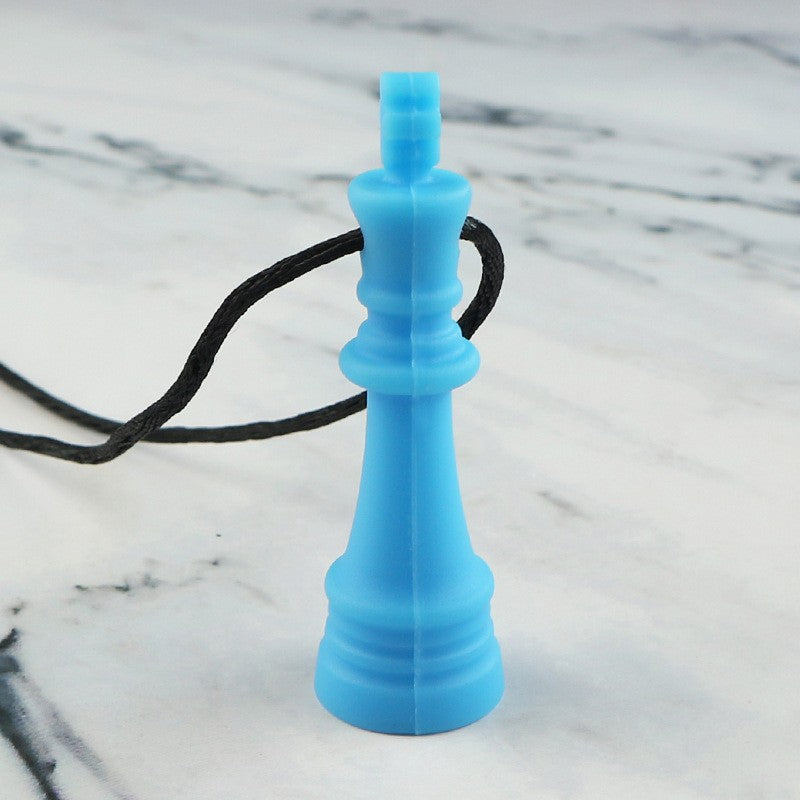 Silicone Teething Toy Crown Chess Piece Baby Teether 14