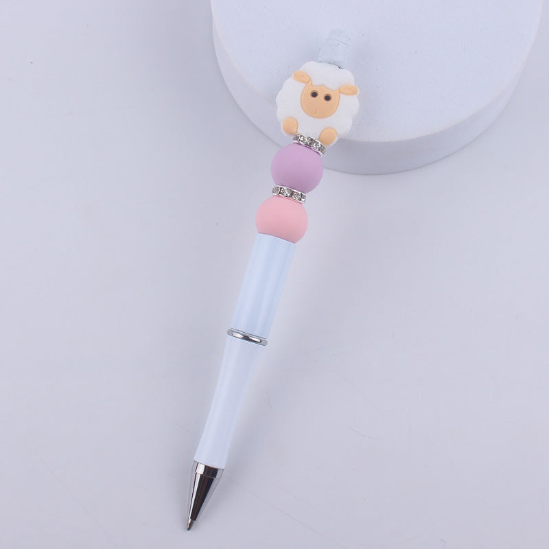 Animal Silicone Beaded Pens Handmade Novelty Ballpoint Pen Gift 35