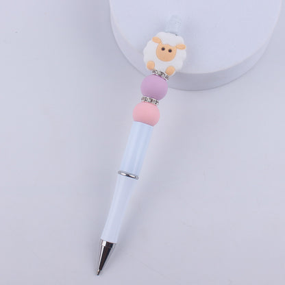 Animal Silicone Beaded Pens Handmade Novelty Ballpoint Pen Gift 35