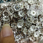 50pcs 12mm Rhinestone Wavy Spacer Beads DIY Jewelry Making 14
