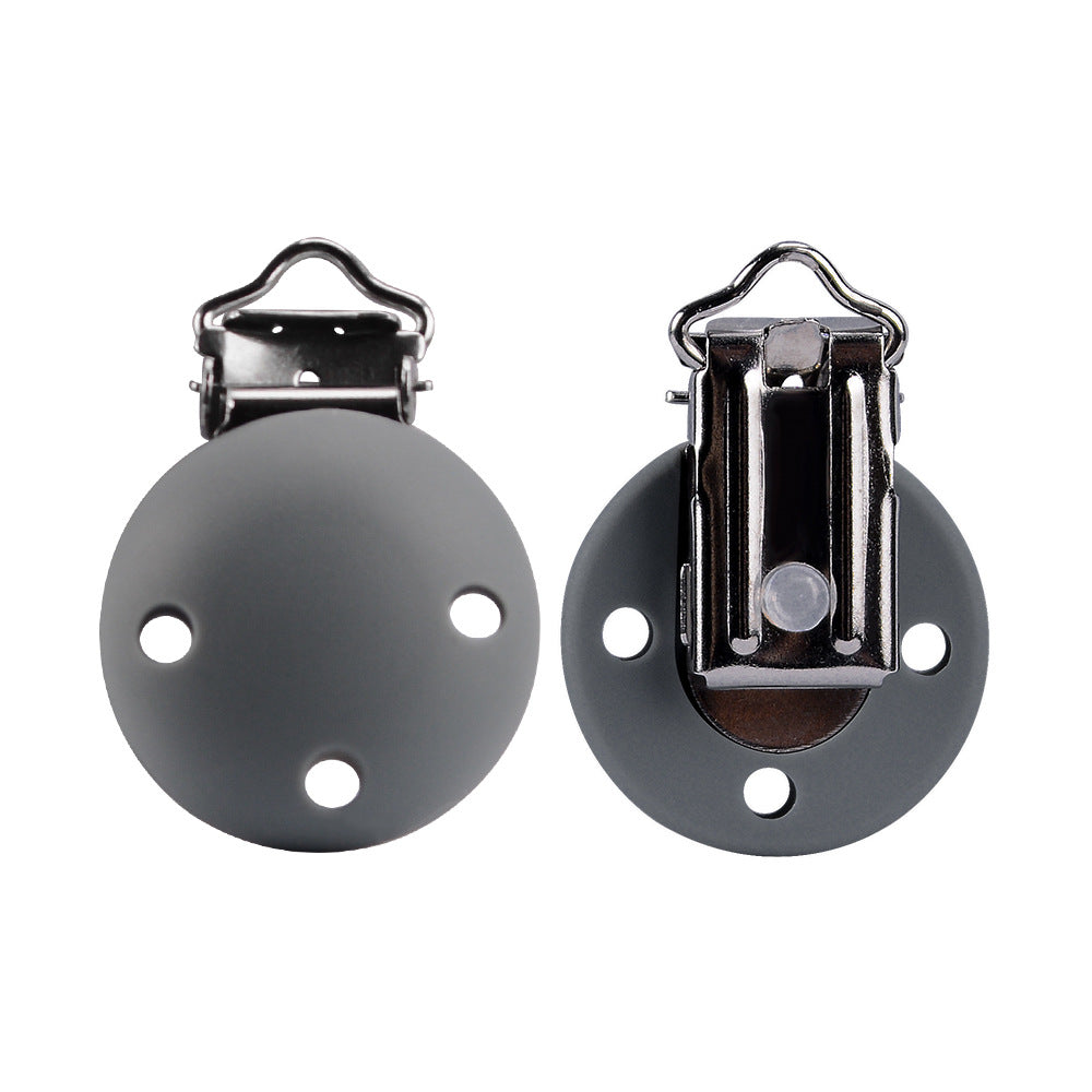 Silicone Pacifier Clip Round Dummy Clips 30mm 11
