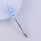 Flower Silicone Beaded Pens Handmade Office School Supplies Gift 7