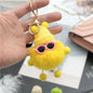 Small Monster Pom Pom Doll Keychain Plush Charm Accessory 11