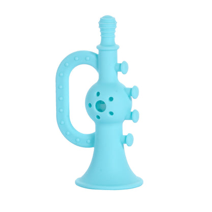 Silicone Baby Teething Toy Small Horn with Ringing Sound 7