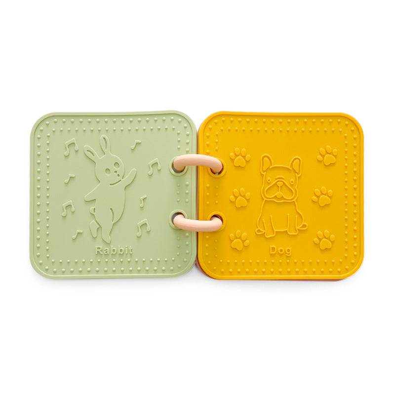 Silicone Teething Toy Animal and Fruit Book for Baby 19
