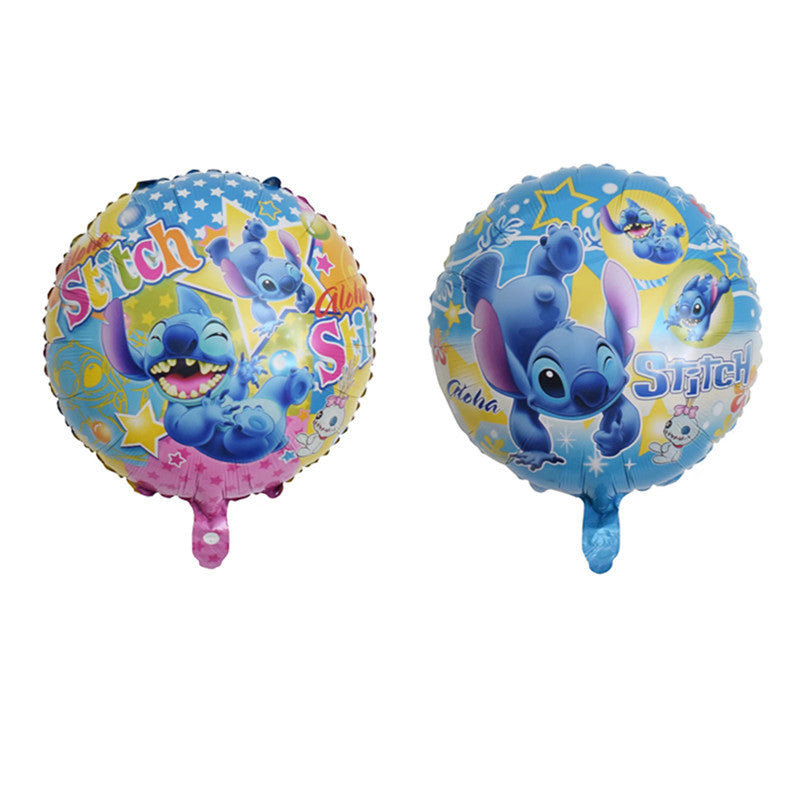 Stitch Foil Balloons Party Decoration Set 5pcs 12