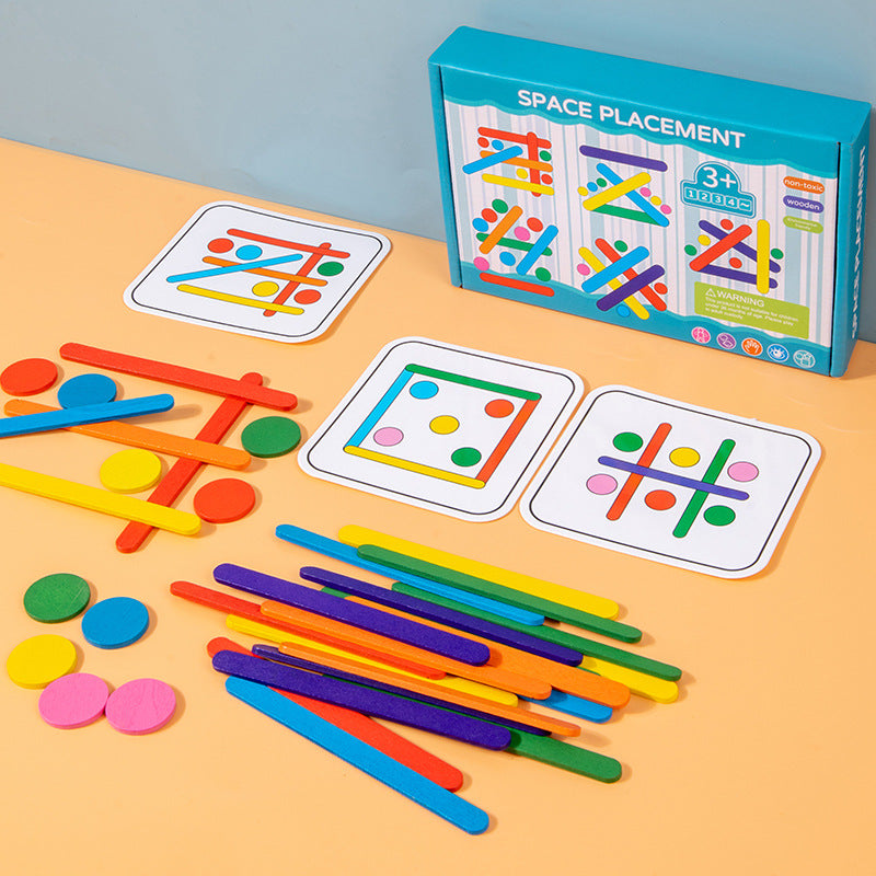 Wooden Puzzle Color Pairing Montessori Toys Educational Toy 6