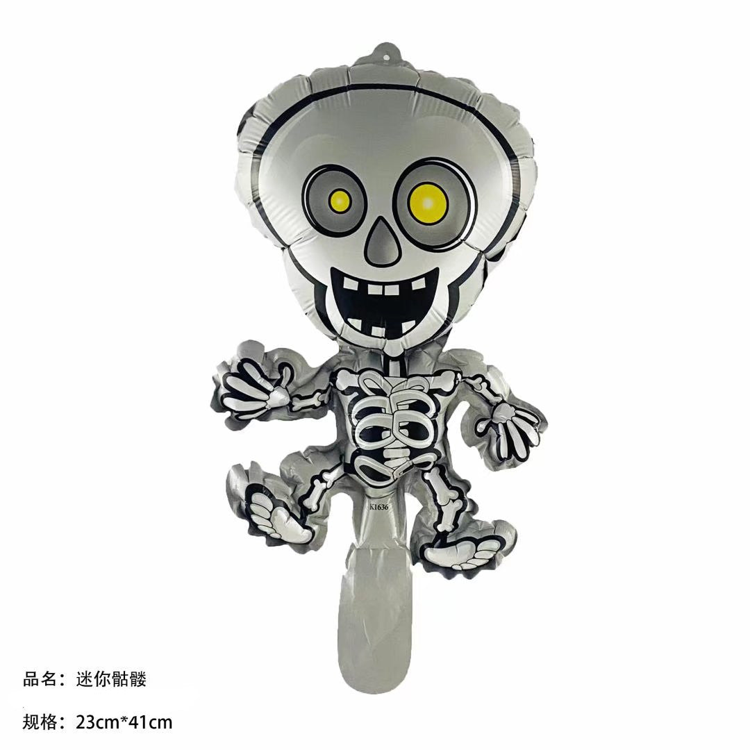 Mini Halloween Foil Balloons Party Decoration Set 5pcs 8