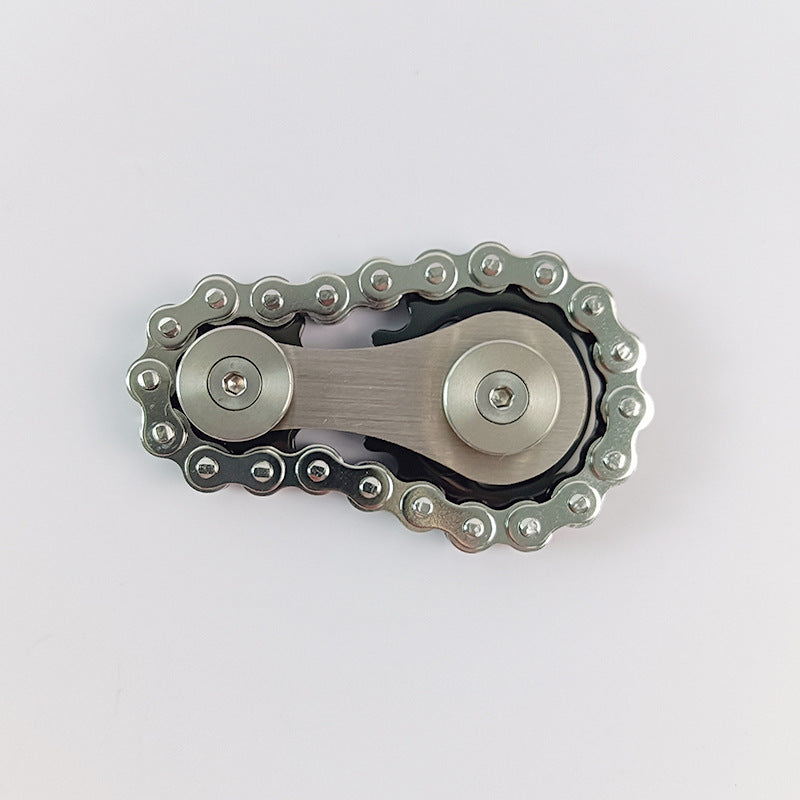 Stainless Steel Fidget Spinner Gear Chain EDC Metal Fidget Toy 6