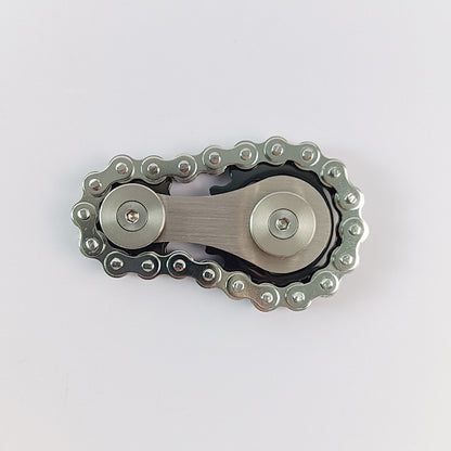 Stainless Steel Fidget Spinner Gear Chain EDC Metal Fidget Toy 6