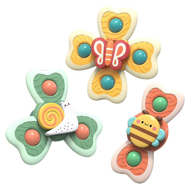 Plastic Table Suction Cup Rotation Montessori Toys 2