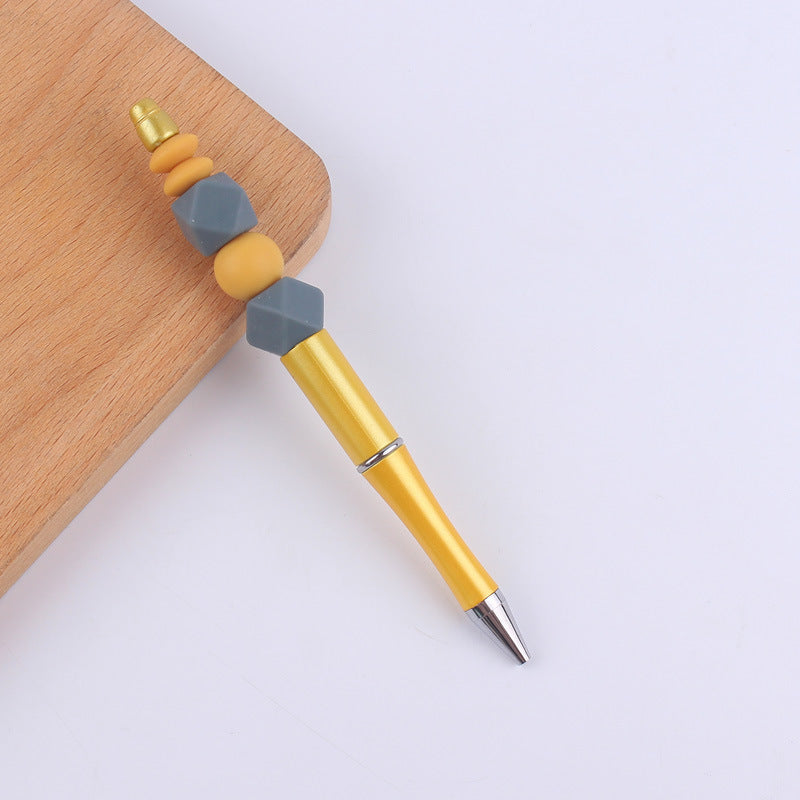 Colored Silicone Beaded Pens Handmade Office School Supplies Set 14
