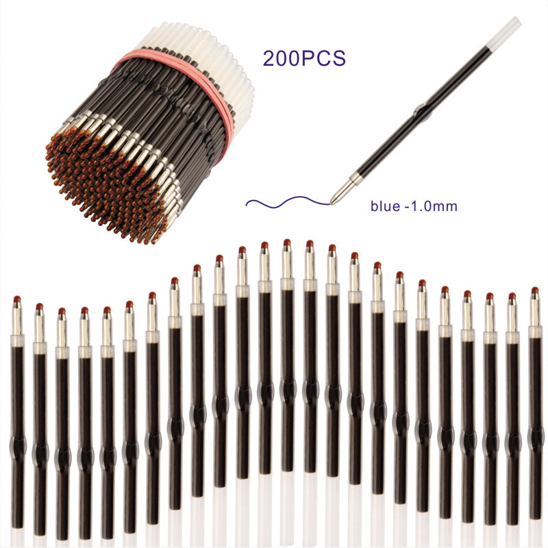 200pcs Ballpoint Refill for Beadable Ballpoint Pen Replacement 1.0mm 5