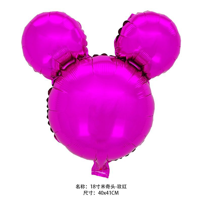 Mickey Head Foil Balloons Party Decoration 18 Inch and 24 Inch 50pcs 9