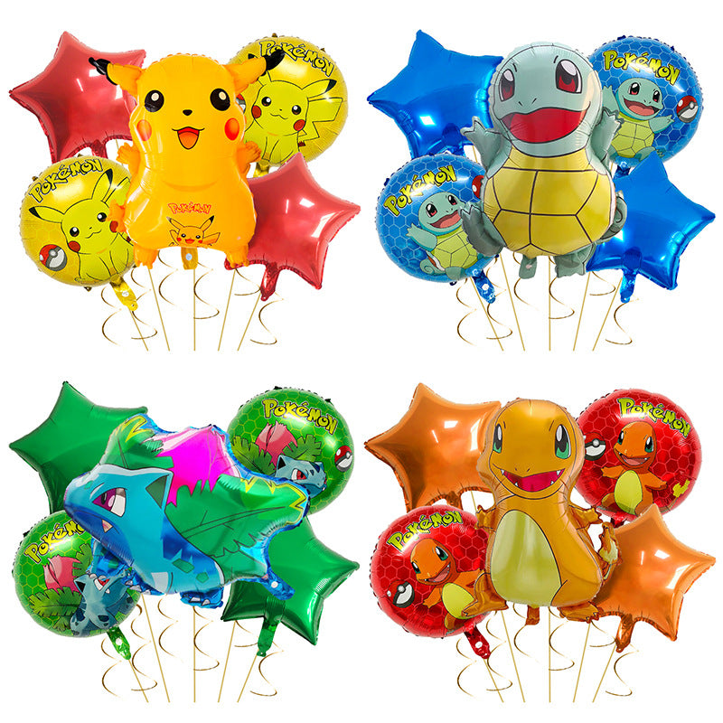 Pokemon Foil Balloon Set Birthday Party Decoration 3