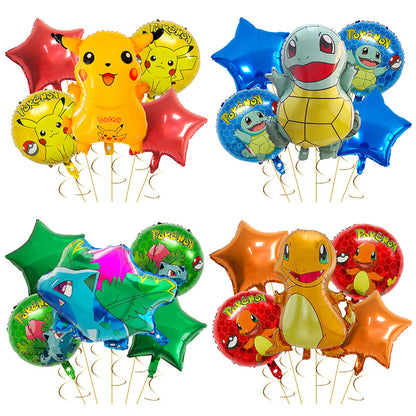 Pokemon Foil Balloon Set Birthday Party Decoration 3