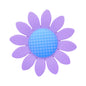 20pcs Silicone Focal Beads Sunflower Flat Design with Center Detail 13