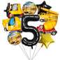 Construction Vehicle Foil Balloon Set 40 Inch Engineering Theme 7