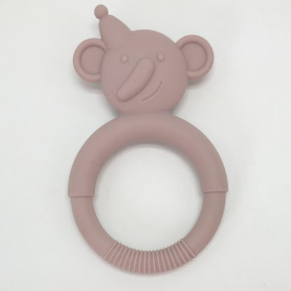 Silicone Baby Teething Toy Snowman Shape 2 Pcs Set 5