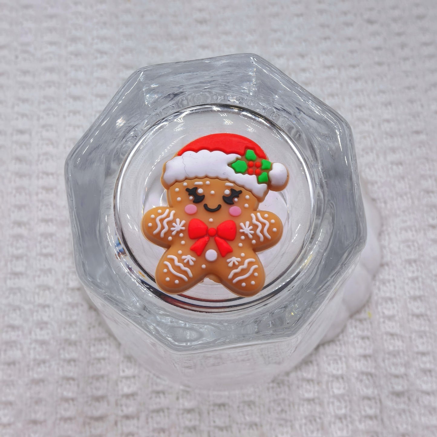 20Pcs Silicone Focal Beads Christmas Series Assorted Holiday Designs 7