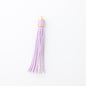 PU Leather Tassel Keychain with Buckle Charm for Women 16
