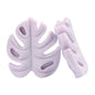 20pcs Silicone Focal Beads Leaf Shape Cutout Design 11