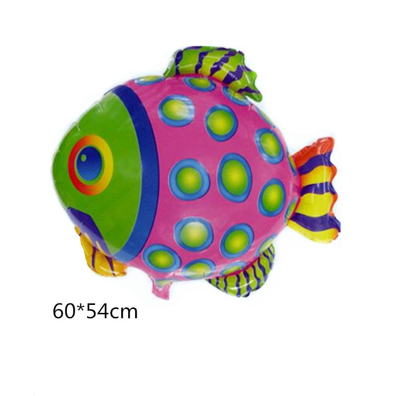 Marine Fish Foil Balloon Set Party Decoration 5pcs 30