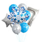 Ice Snow Theme Snowflake Foil Balloon Set Party Decoration 12