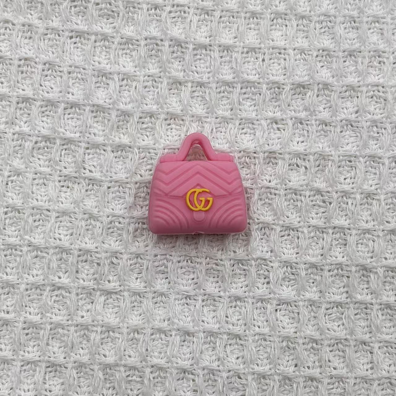 20Pcs Silicone 3D Focal Beads Brand Bag Multi Color with Logo Detail 10