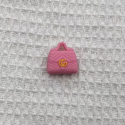 20Pcs Silicone 3D Focal Beads Brand Bag Multi Color with Logo Detail 10