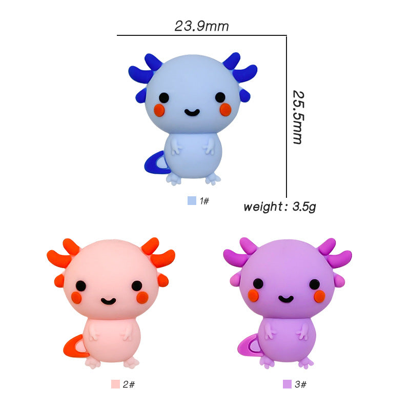 20Pcs Silicone 3D Focal Beads Sea Monster Feeler Design 2