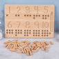 Wooden Montessori Toys Digital Counting Board Educational Toy 5