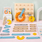 Wooden Nail Panel Montessori Toys Educational Fine Motor Skills 6