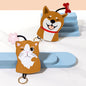 Leather Dog Cat Keychain Cute Pet Charm Accessory 4